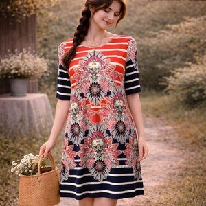 Eliza J Geometric Size 4 Dress‎